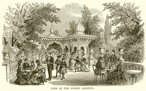 Utsikt i Surrey Gardens av English School