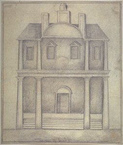 Utsikt över Blackfriars Theatre. c.1650 av English School