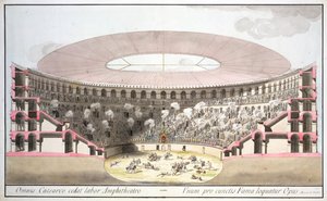 Vy över Caesars Amphitheater av English School