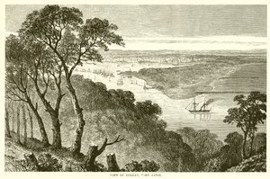 Vy över Durban, Port Natal av English School