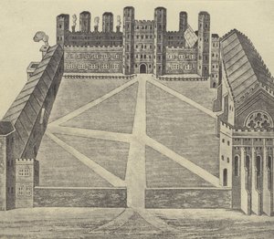 Vy över Eton, ca 1622 (gravyr) av English School