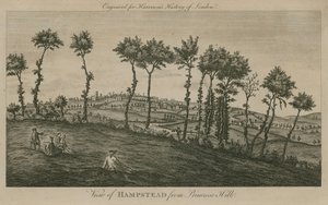 Utsikt över Hampstead från Primrose Hill av English School