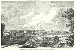 Utsikt över Leith, från Easter Road, 1751 av English School