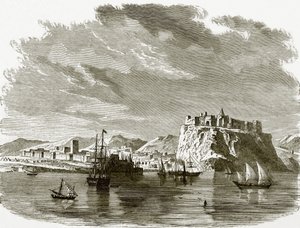 Utsikt över Sallee och Rabat av English School