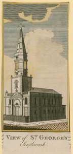 Vy över St Georges, Southwark av English School