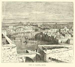 Utsikt över Valletta, Malta av English School
