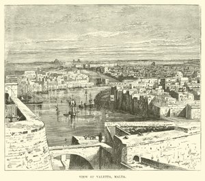 Utsikt över Valletta, Malta av English School