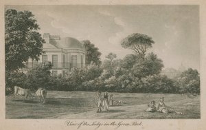 Utsikt över Lodge i Green Park av English School