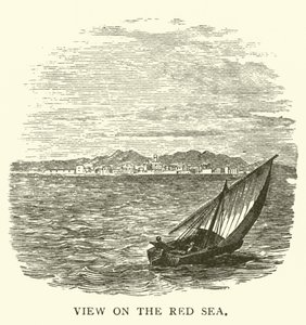 Utsikt över Röda havet (gravyr) av English School