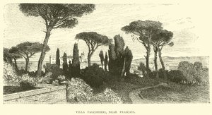 Villa Falconieri, nära Frascati av English School