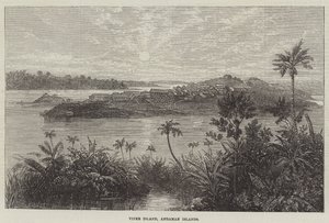 Viper Island, Andamanöarna (gravyr) av English School