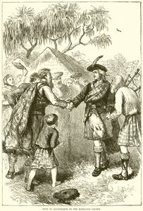 Besök av Oglethorpe i höglandskolonin av English School