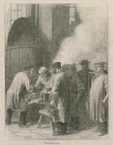 Besök på Greenwich Hospital; Tekokning av English School