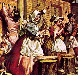 Besök i Newgate-fängelset av English School