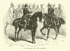 Von Moltke och kejsaren, januari 1871 av English School
