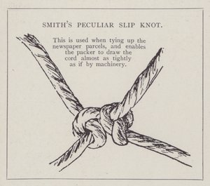 W H Smiths säregna slipknut av English School