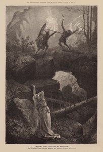 Wagners opera "Der Ring Des Nibelungen" (gravyr) av English School