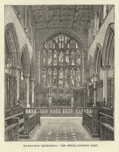 Wakefield Cathedral, kören, blickar österut av English School