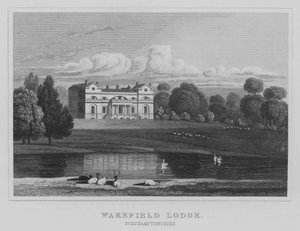 Wakefield Lodge, Northamptonshire (gravyr) av English School