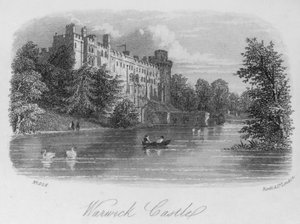 Warwick Castle (gravyr) av English School