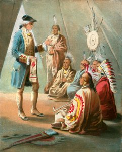 Washingtons första tal till indianerna av English School