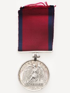Waterloo-medalj av English School
