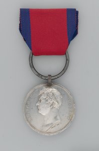 Waterloo-medalj av English School