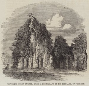 Waverley Abbey, Surrey (gravyr) av English School
