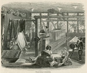 Weavers hemma i Spitalfields av English School