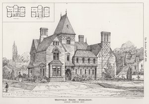 Westfield House, Wimbledon (gravyr) av English School