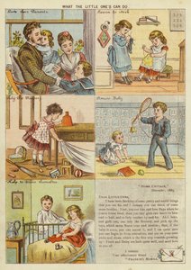 Vad den lilla kan göra (chromolitho) av English School