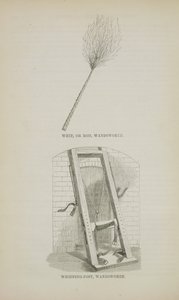 Whip or Rod and Whipping-Post at Wandsworth, från The Criminal Prisons of London and Scenes of Prison Life av Henry Mayhew (1812-87) och John Binny, 1862 av English School