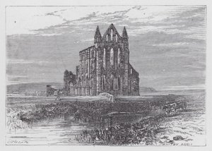 Whitby Abbey (gravyr) av English School