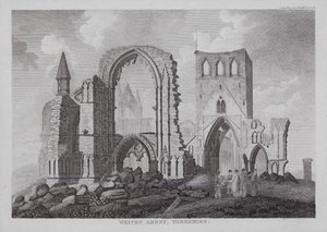 Whitby Abbey, Yorkshire (gravyr) av English School