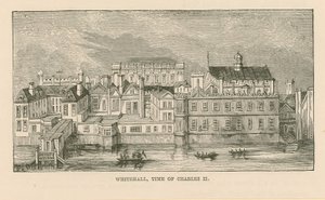 Whitehall vom Fluss Thames