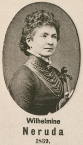 Wilhelmine Neruda (gravyr) av English School