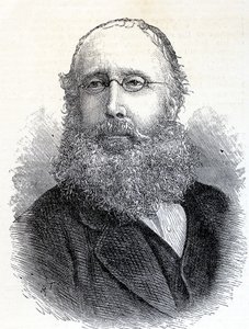William Bromley-Davenport (1821-1884) från Illustrated London News 28 juni 1884 av English School