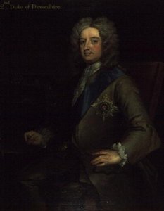 William Cavendish, 2:a hertigen av Devonshire (olja) av English School