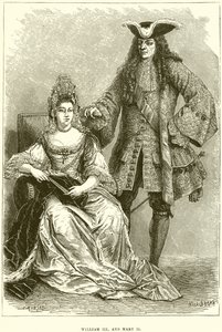 Vilhelm III och Maria II av English School