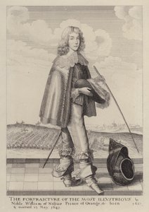 Vilhelm II av Orange-Nassau, Prins av Orange (etsning) av English School