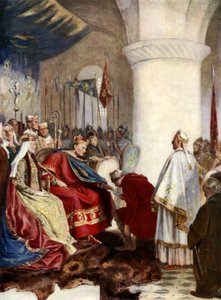 William I beviljar en charter till City of London av English School
