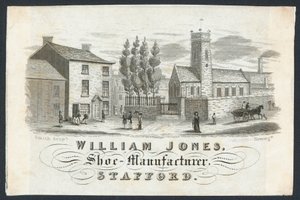William Jones, skotillverkare, handelskort av English School