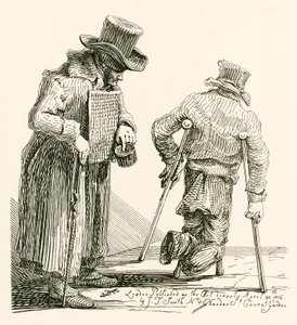 William Kinlock, en blind tiggare, som förlorade synen på Gibraltar av English School