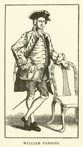 William Parsons (gravyr) av English School