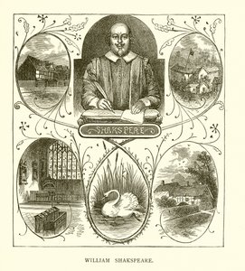William Shakespeare av English School