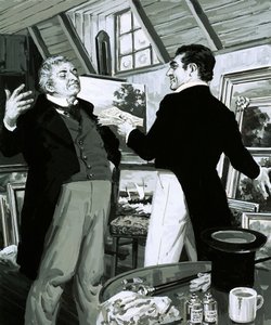William Turner bytte ut några av sina målningar för en handfull sedlar (gouache på papper) av English School