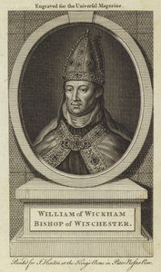 William av Wickham, biskop av Winchester av English School