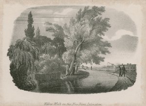 Willow Walk på New River, Islington, London av English School