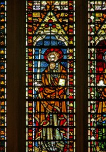 Window Ww föreställande St Paul? av English School