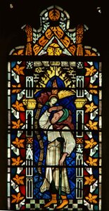 Fenster mit Darstellung von Abraham von English School